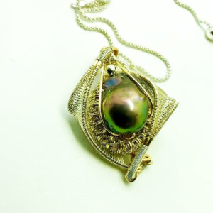 Silver Pearl - Baroque Tahitian Pearl