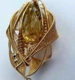 Faceted-Citrine-Amulet