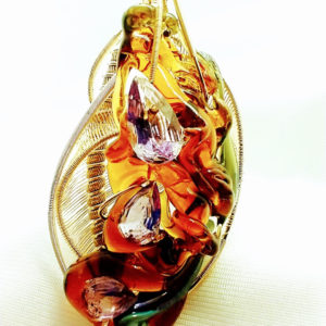 Inner Worlds - Boro Glass Amethyst